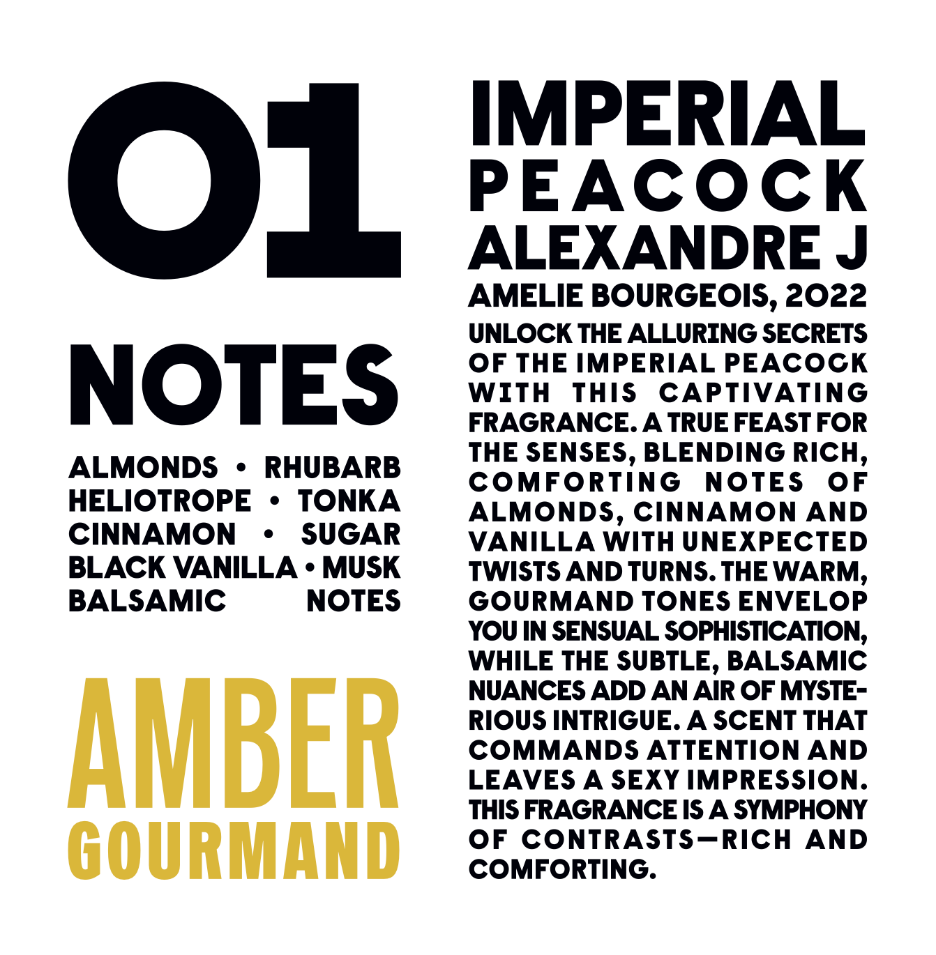5ml Bottle - Imperial Peacock by Alexandre J (From ScentClub Kit #12)
