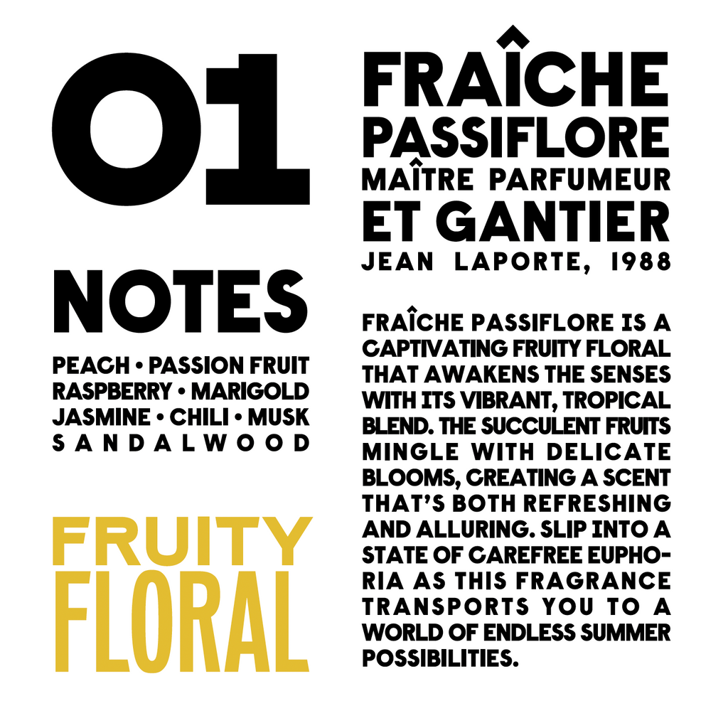 5ml  Bottle - Fraiche Passiflore by Maitre Parfumeur Et Gantier (From ScentClub Kit #11)